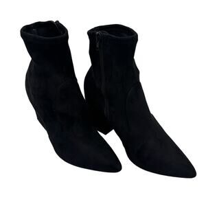 Express Women’s‎ Black Pointed Toe Ankle Booties High Heel Size 9